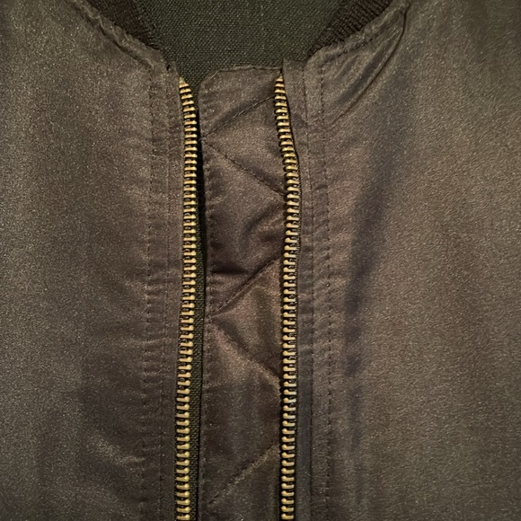 ARDENE Black Bomber Jacket. Size XS - Picture 7 of 11